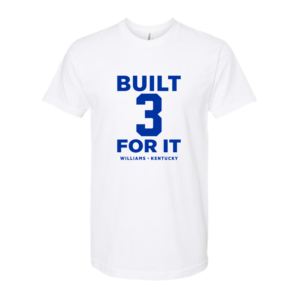Kam Williams 3 Built For It T-Shirt