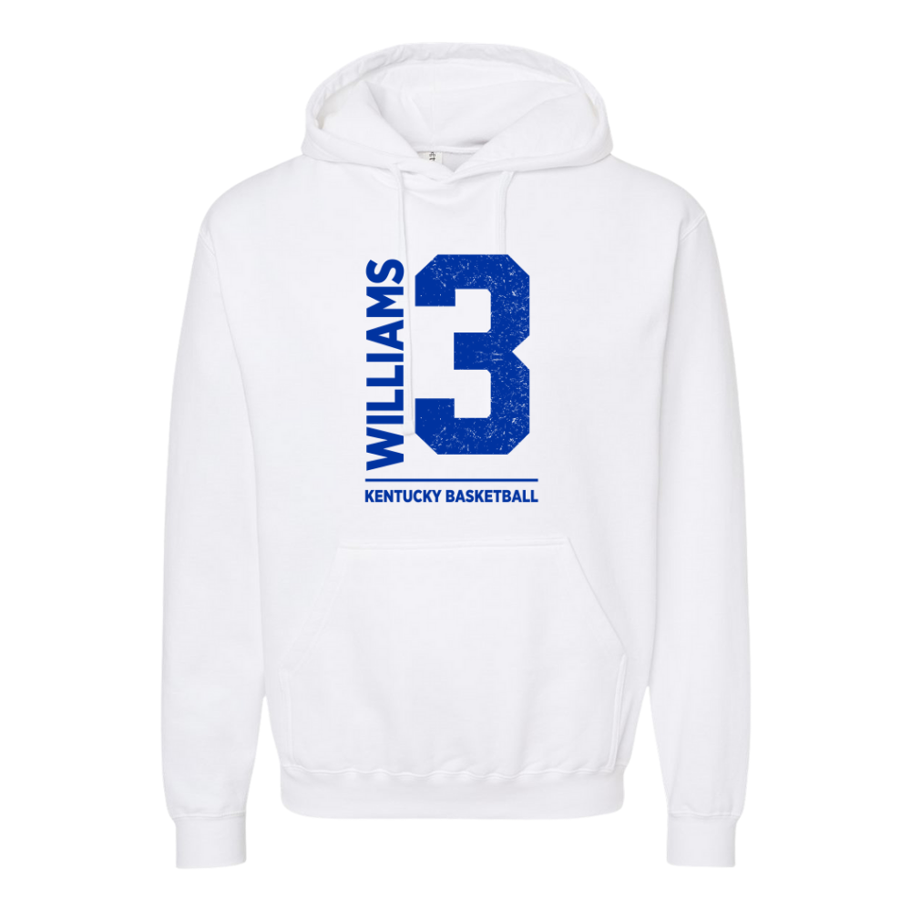 Kam Williams 3 Kentucky Basketball Hoodie