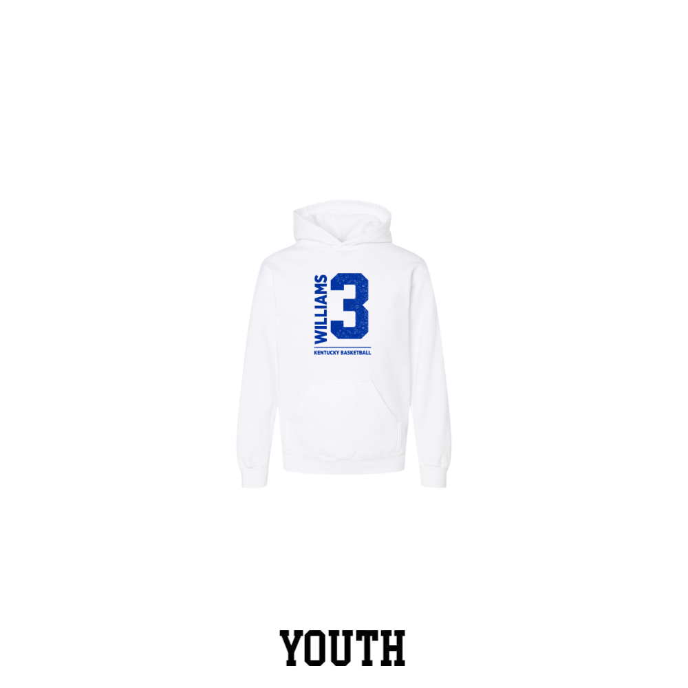 Kam Williams 3 Kentucky Basketball Hoodie