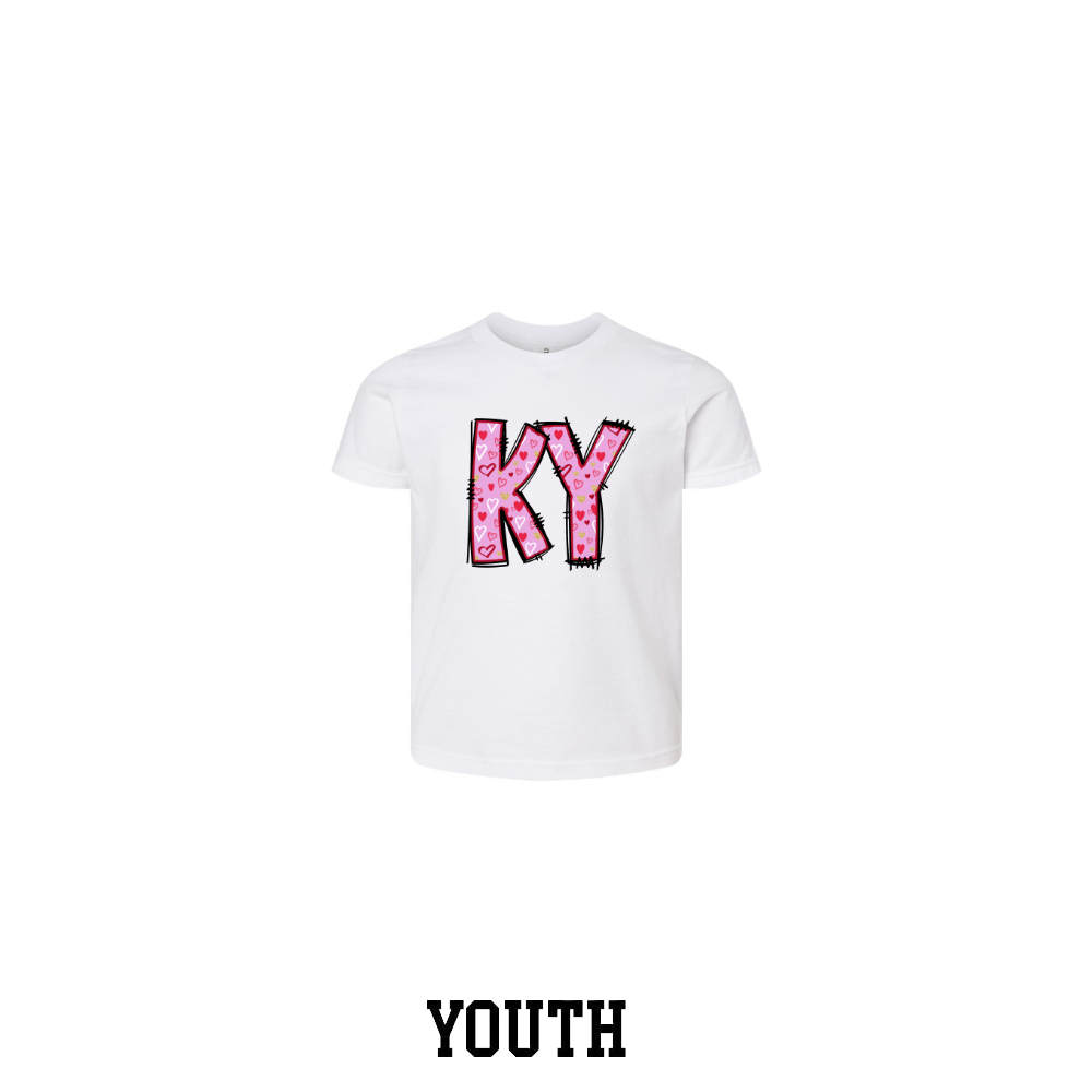 KY Valentine Hearts Youth T-Shirt