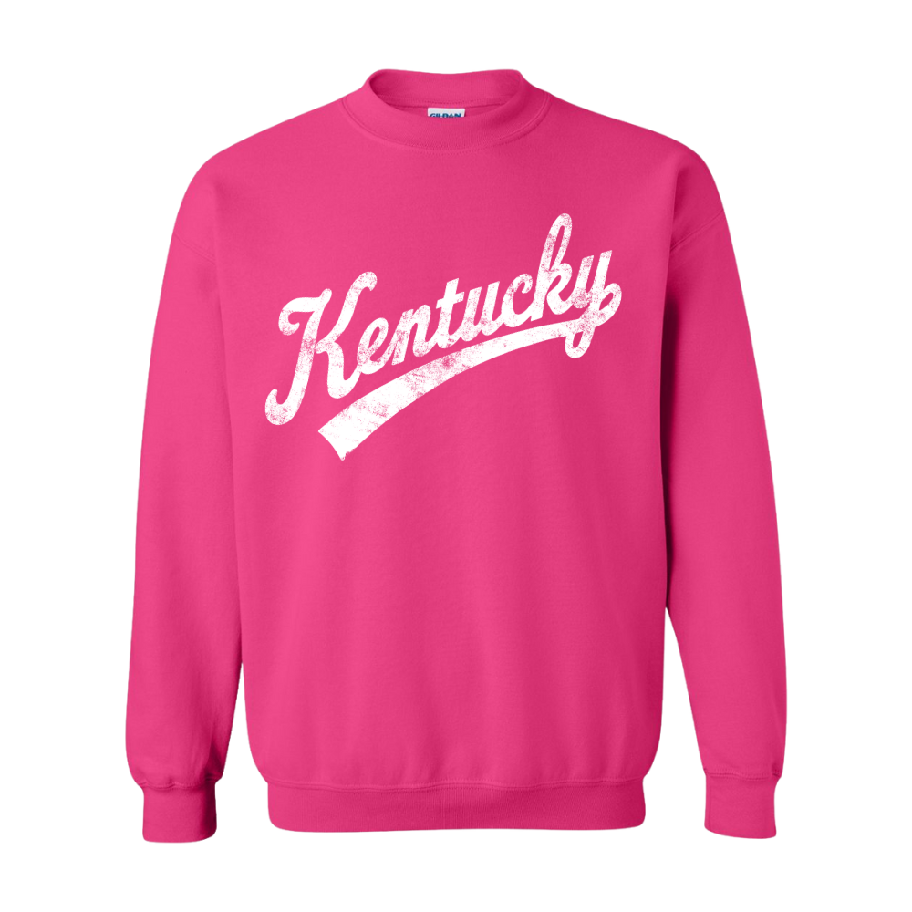 Distressed Kentucky Banner Crewneck
