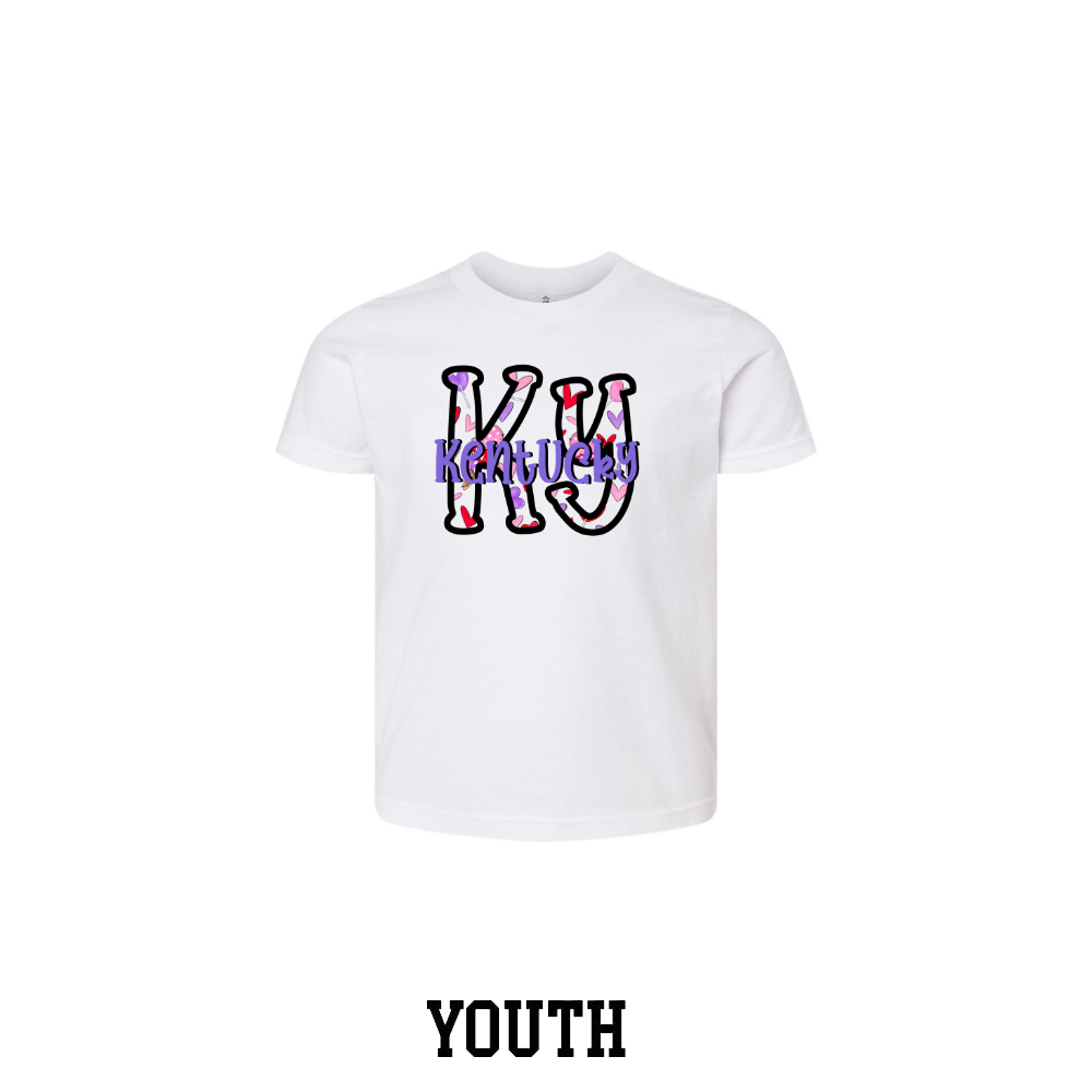 KY Kentucky Sweet Hearts Youth T-Shirt