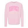 Pink Kentucky Floral Filled Crewneck