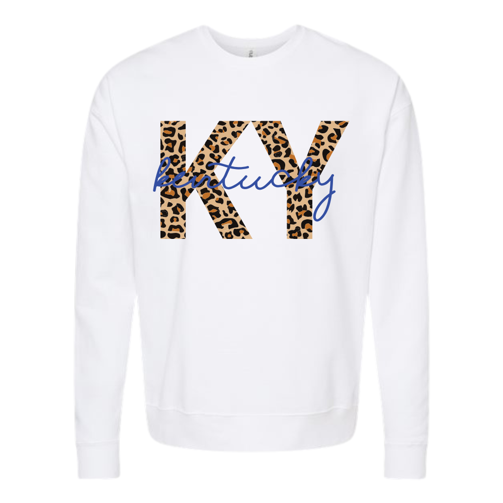 Leopard KY Kentucky Crewneck