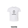 100 Days of School Blank Youth T-Shirt