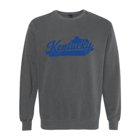 Kentucky State Silhouette Comfort Colors Crewneck