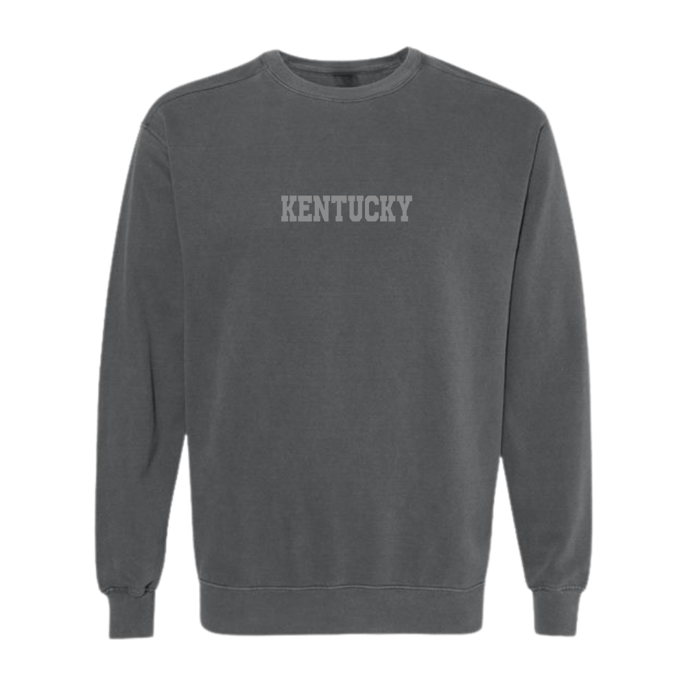 Kentucky Block Tonal Comfort Colors Crewneck – Kentucky Branded