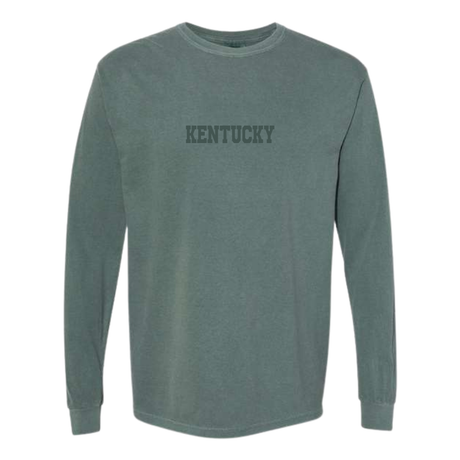 Kentucky Block Tonal Comfort Colors Long Sleeve