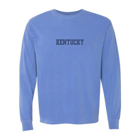 Kentucky Block Tonal Comfort Colors Long Sleeve