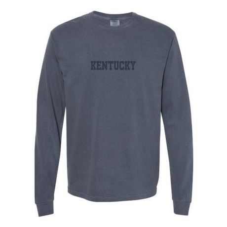 Kentucky Block Tonal Comfort Colors Long Sleeve