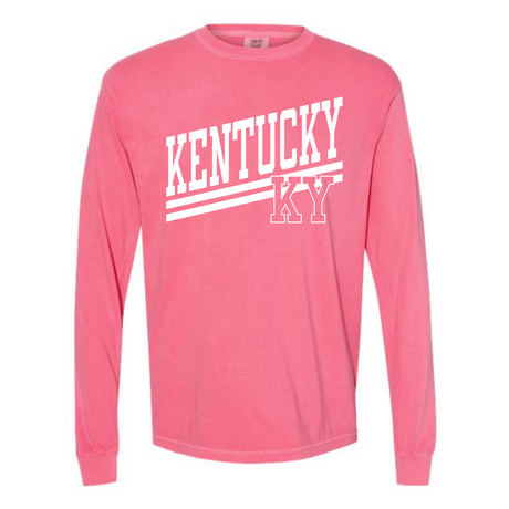 Kentucky KY Varsity Comfort Colors Long Sleeve