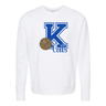 Jumbo K Cats Leopard Basketball Crewneck