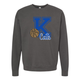 Jumbo K Cats Leopard Basketball Crewneck