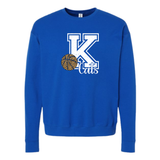 Jumbo K Cats Leopard Basketball Crewneck