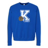 Jumbo K Cats Leopard Basketball Crewneck