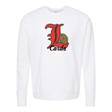 Jumbo L Cards Leopard Basketball Crewneck