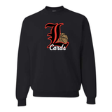 Jumbo L Cards Leopard Basketball Crewneck