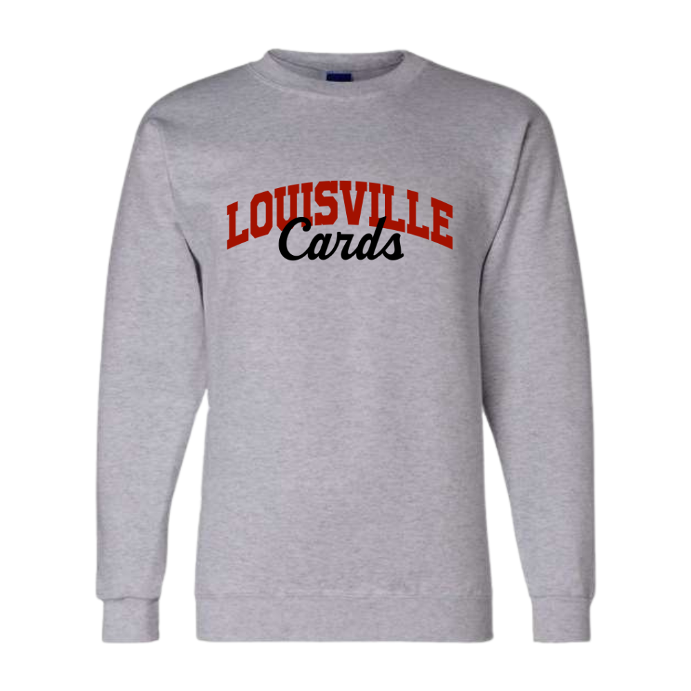 Louisville Cards Arched Crewneck