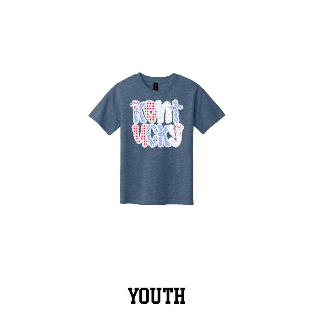 Coquette Patriotic Kentucky Youth T-Shirt
