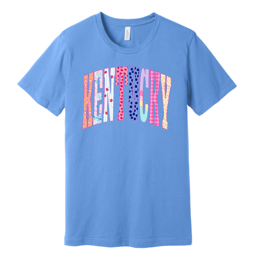 Kentucky Preppy Pattern Arch T-Shirt
