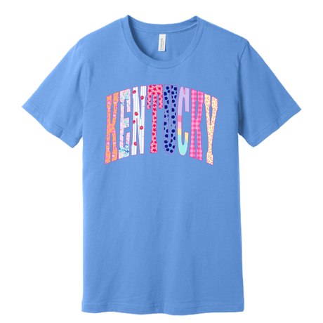 Kentucky Preppy Pattern Arch T-Shirt