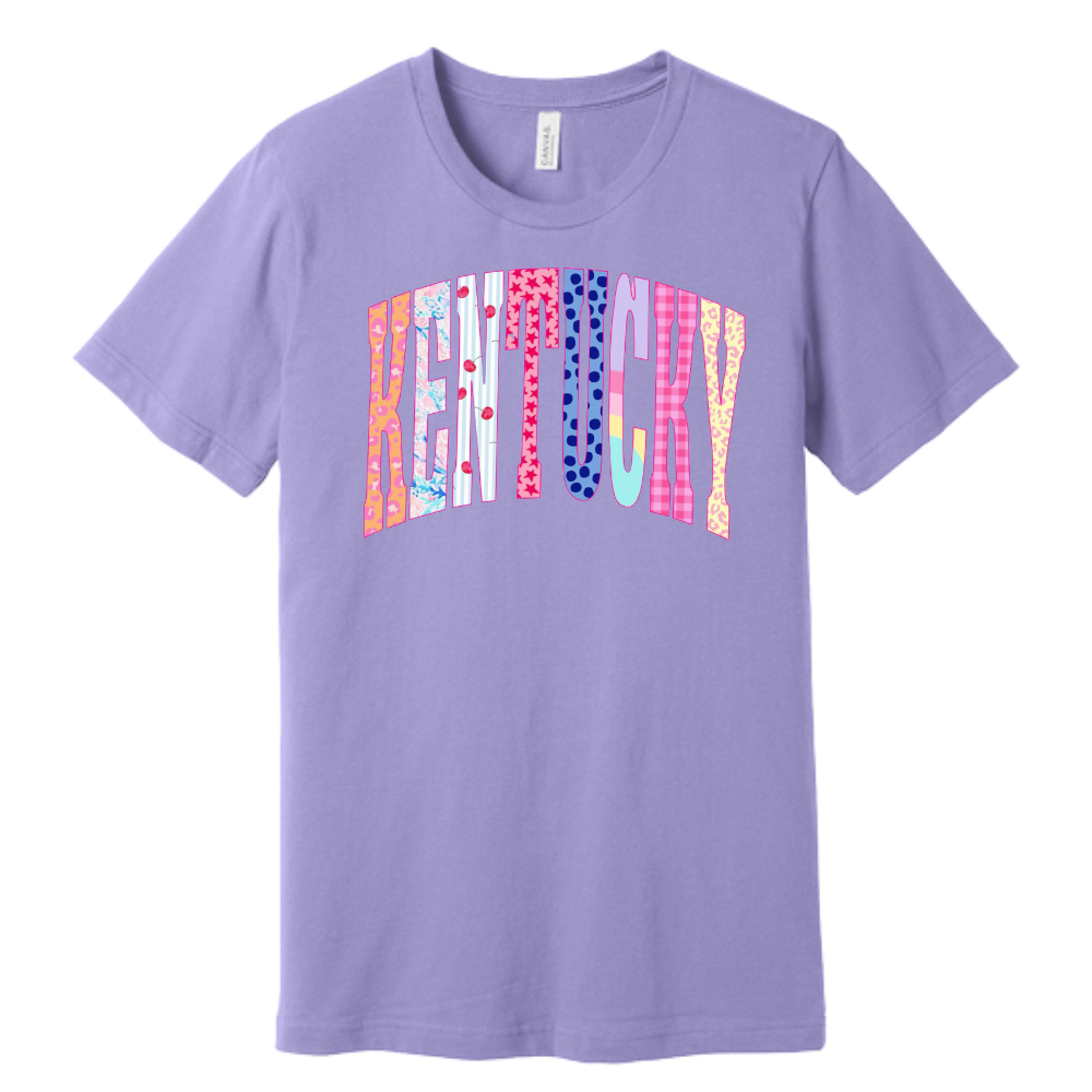 Kentucky Preppy Pattern Arch T-Shirt
