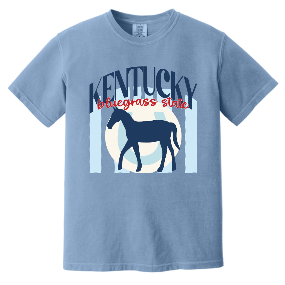 Bluegrass State Pride Kentucky Horse Comfort Colors T-Shirt