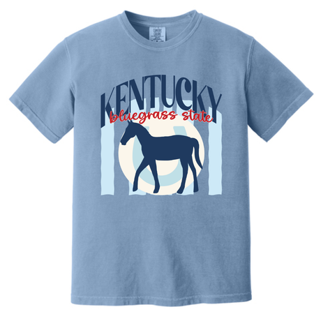 Bluegrass State Pride Kentucky Horse Comfort Colors T-Shirt