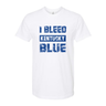 I Bleed Kentucky Blue Distressed T-Shirt