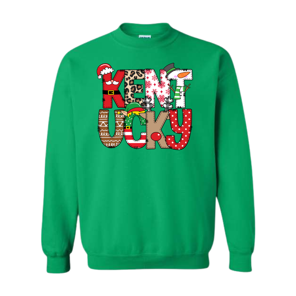 Festive Kentucky Christmas Crewneck