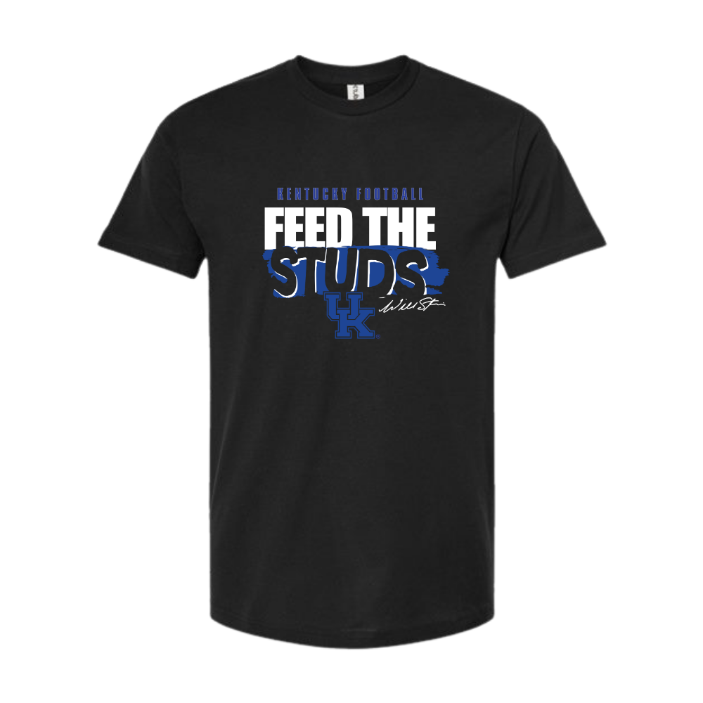 Kentucky Football Feed the Studs Black T-Shirt