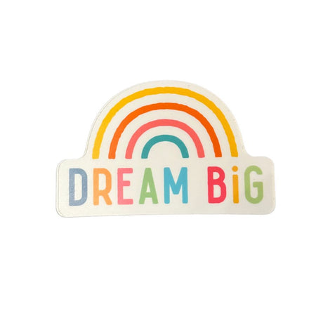 Dream Big Rainbow Sticker