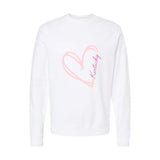 Kentucky Script Heart Crewneck