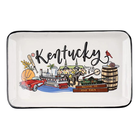 State Of Kentucky Trinket Tray