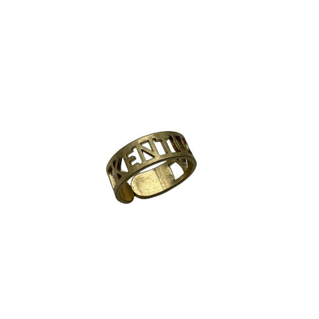 Gold Kentucky Ring -Adjustable