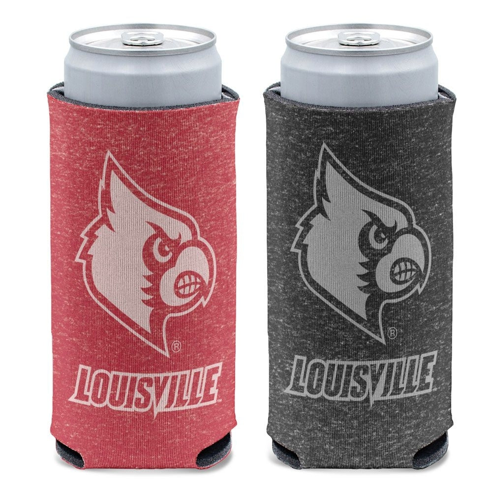 Louisville Cardinals Mascot 12oz Slim Can Cooler