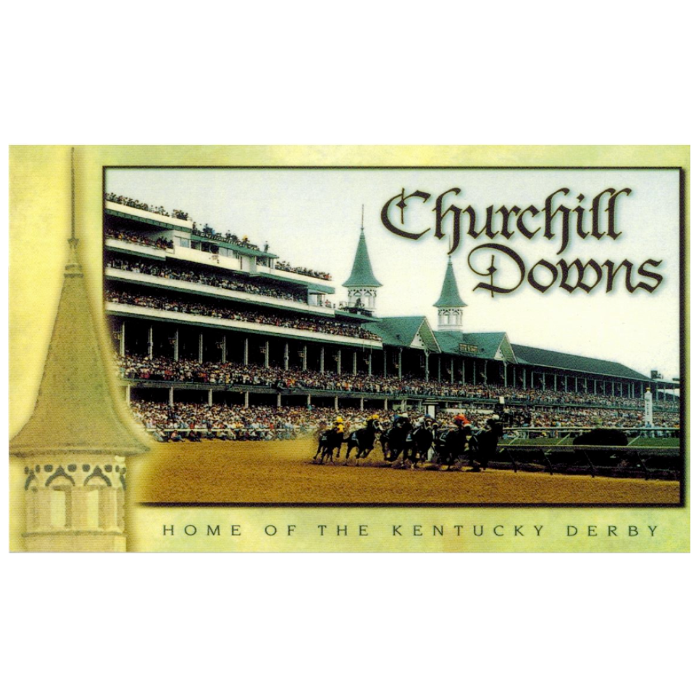 Derby Day at Churchill Downs Postcard