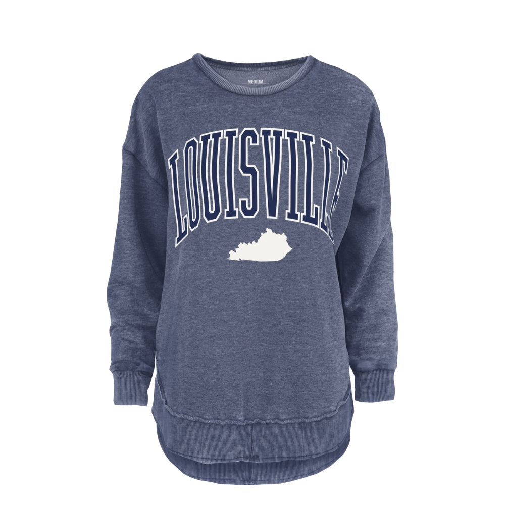 Louisville Oversized Melange Poncho