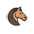 Horse Head Sticker