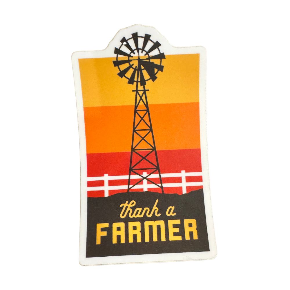 Thank A Farmer Sticker