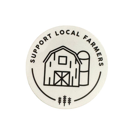 Support Local Farmers Sticker