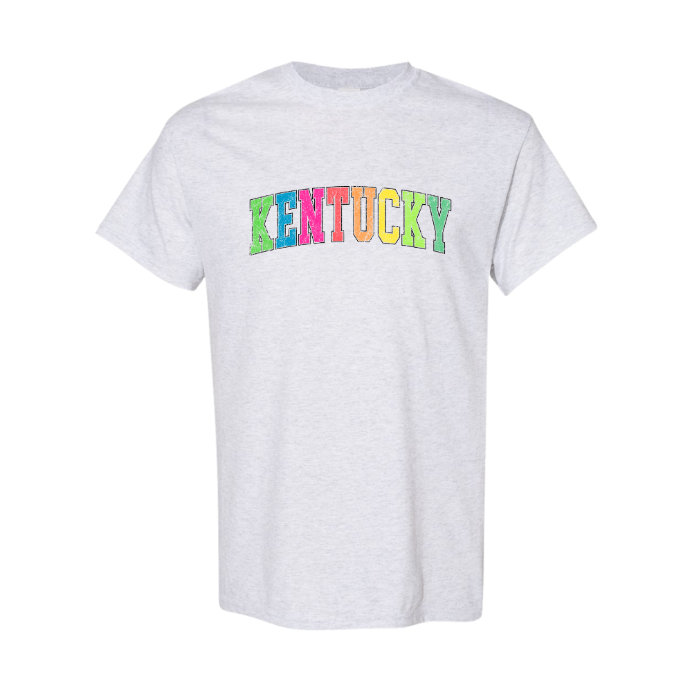 Neon Rainbow Kentucky Arch T-Shirt
