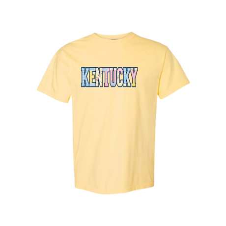 Kentucky Patchwork Quilt Comfort Colors T-Shirt