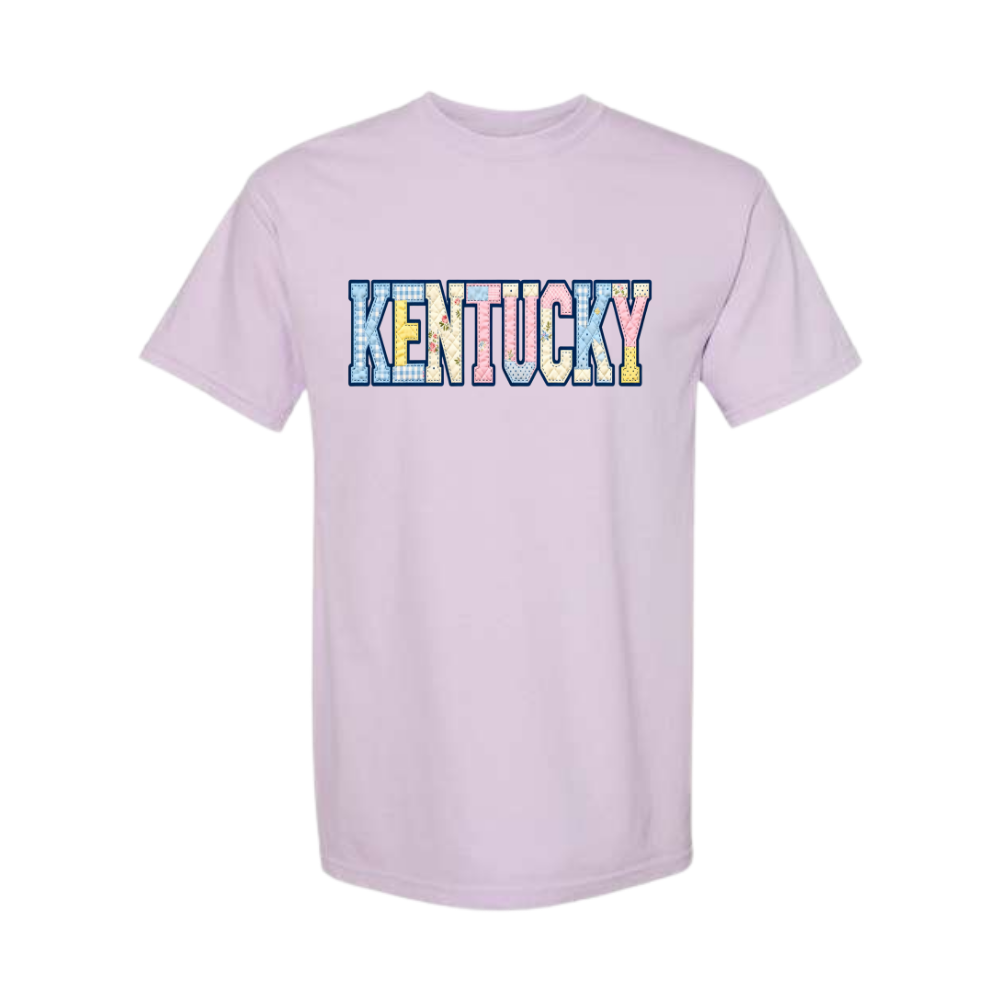 Kentucky Patchwork Quilt Comfort Colors T-Shirt