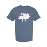 Kentucky Seersucker Bow Comfort Colors T-Shirt