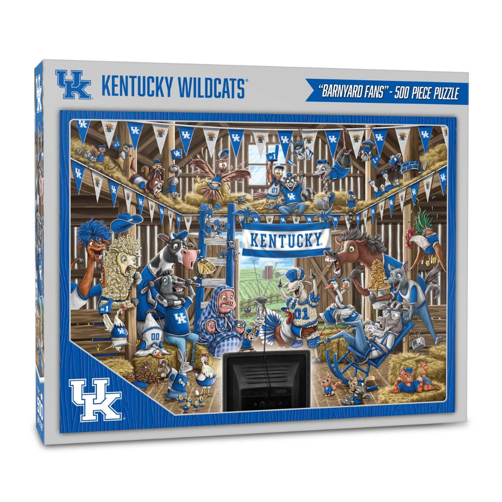 Kentucky Wildcats Barnyard Fans 500pc Puzzle