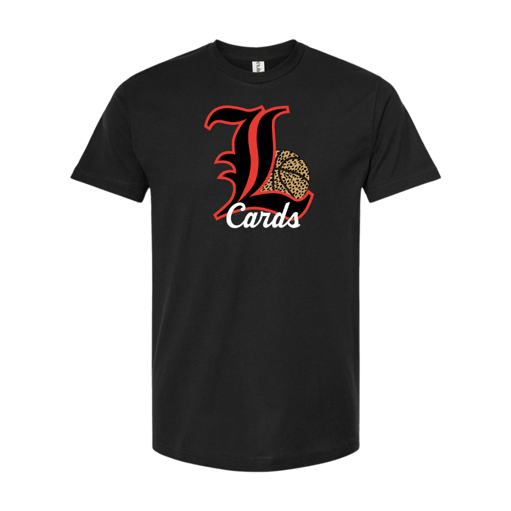 Jumbo L Cards Leopard Basketball T-Shirt