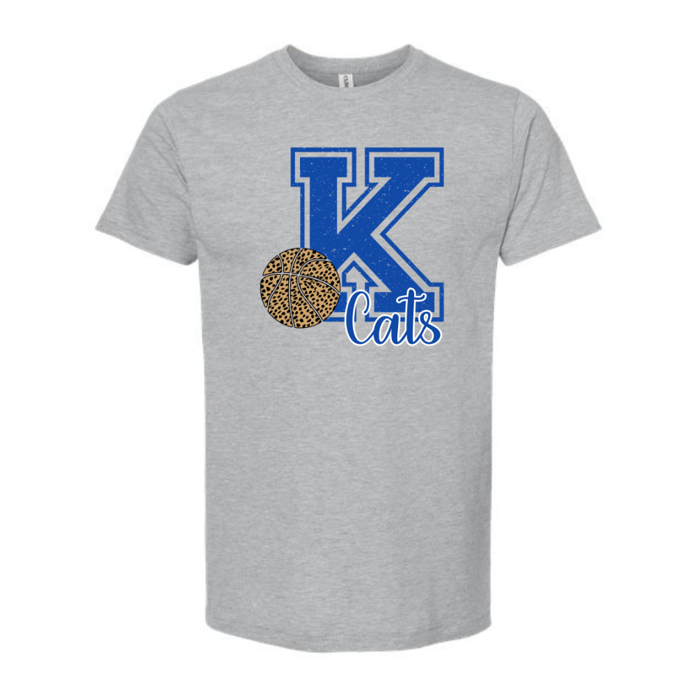 Jumbo K Cats Leopard Basketball T-Shirt