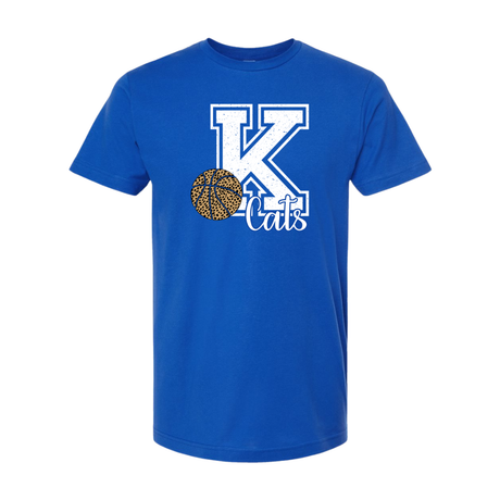 Jumbo K Cats Leopard Basketball T-Shirt