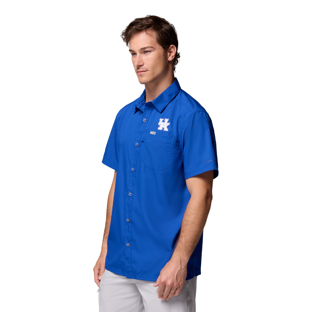 Kentucky Wildcats UK Slack Tide Flag Short Sleeve Shirt